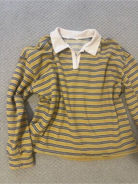 Oversized Rugby Polo made in koreas